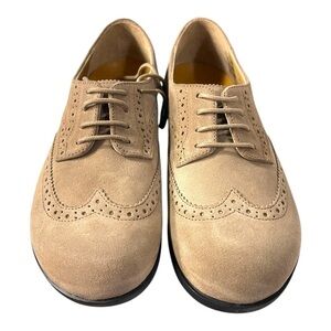 Birkenstock Laramie Low Suede Oxford Shoes – Taupe (EU 36 / US 5)